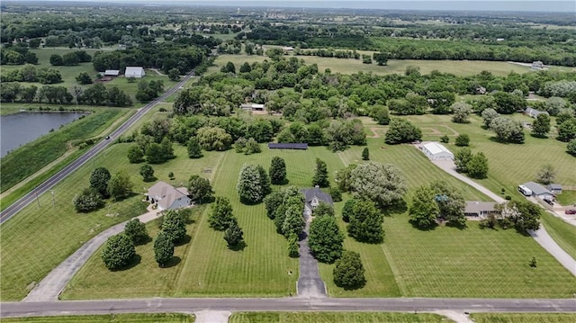 11702 E 246th St, Peculiar, MO 64078 - overview of rural landscape featuring a nearby body of water