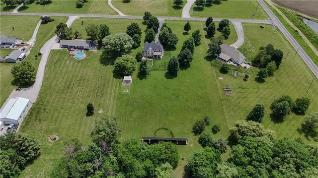 11702 E 246th St, Peculiar, MO 64078 - aerial overview of property's location featuring rural landscape