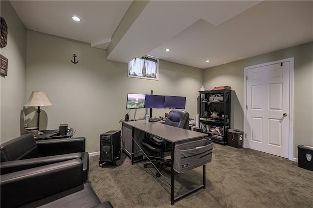 11702 E 246th St, Peculiar, MO 64078 - office with carpet flooring and recessed lighting