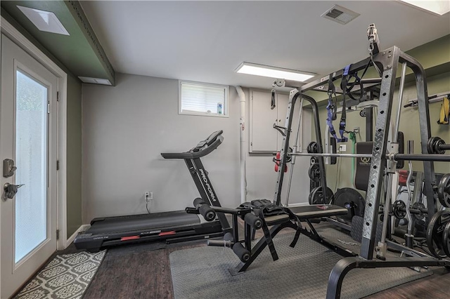 11702 E 246th St, Peculiar, MO 64078 - workout room with baseboards