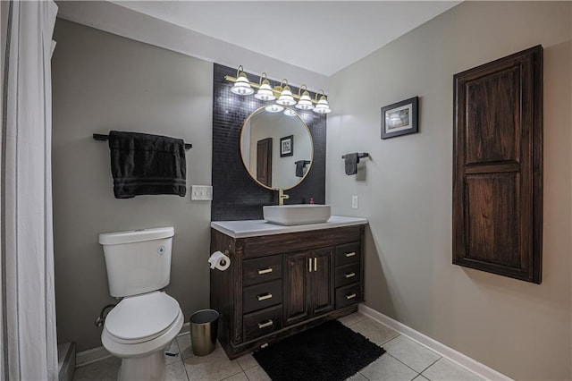 11702 E 246th St, Peculiar, MO 64078 - bathroom featuring vanity, tile patterned flooring, and curtained shower