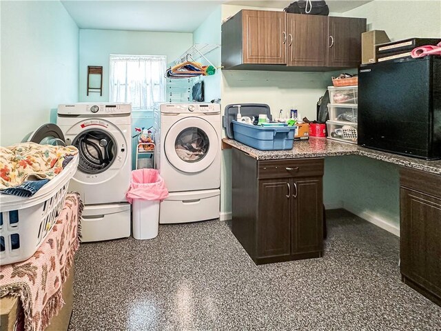 15157 Bass Cove Rd, Gravois Mills, MO 65037 - laundry area with separate washer and dryer and cabinet space