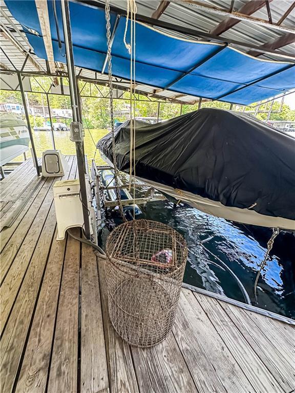 15157 Bass Cove Rd, Gravois Mills, MO 65037 - dock with boat lift
