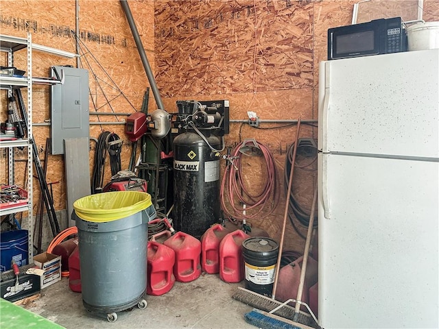 15157 Bass Cove Rd, Gravois Mills, MO 65037 - storage room with electric panel