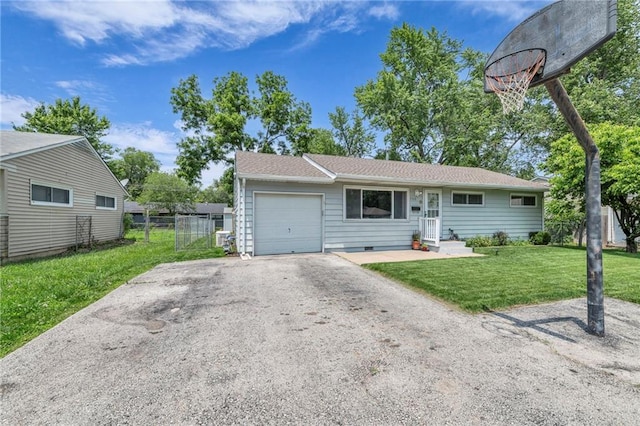 7316 E 109th St, Kansas City, MO 64134 - ranch-style house featuring driveway and an attached garage