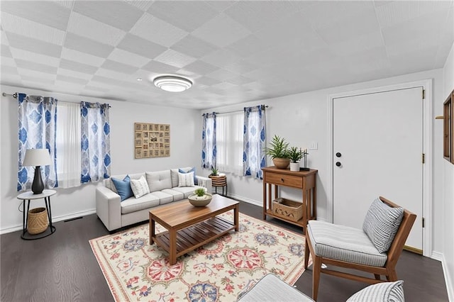 7 NW 88th St, Kansas City, MO 64155 - living area with wood finished floors and baseboards