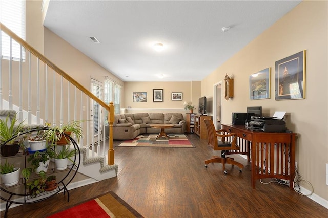 8108 NE 113th St, Kansas City, MO 64157 - office featuring wood finished floors and baseboards