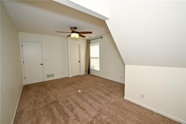 17586 W 112th St, Olathe, KS 66061 - bonus room with carpet flooring, a ceiling fan, and baseboards