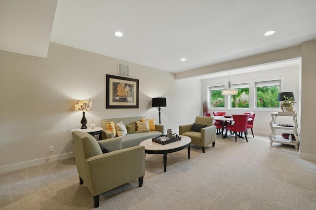 16005 Melrose St, Overland Park, KS 66221 - living area with light carpet and recessed lighting