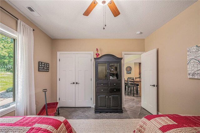 11408 NE 113th Ter, Liberty, MO 64068 - bedroom featuring a closet and ceiling fan