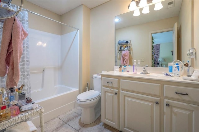 309 E 126th St, Kansas City, MO 64145 - bathroom featuring vanity,  shower combination, and tile patterned flooring