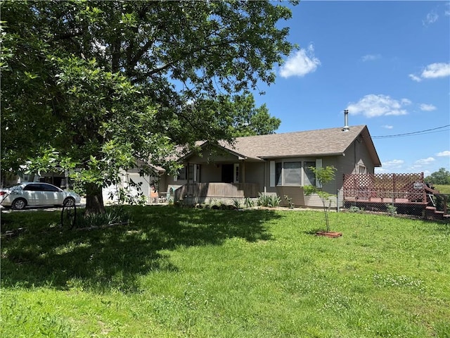 1258 24500th Rd, Parsons, KS 67357 - ranch-style home featuring a front yard