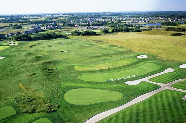 1220 Kingsland Cir, Raymore, MO 64083 - aerial view of property and surrounding area with a local golf course