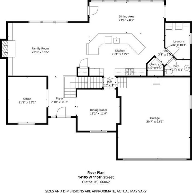 14105 W 115th St, Olathe, KS 66062 - property floor plan