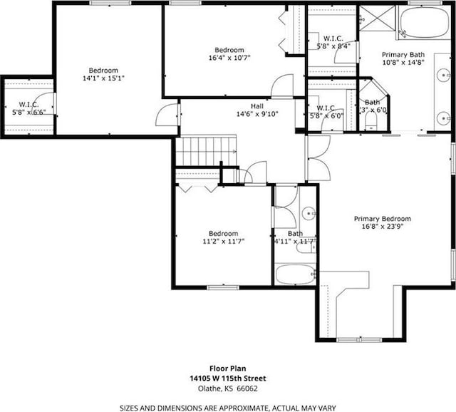 14105 W 115th St, Olathe, KS 66062 - property floor plan