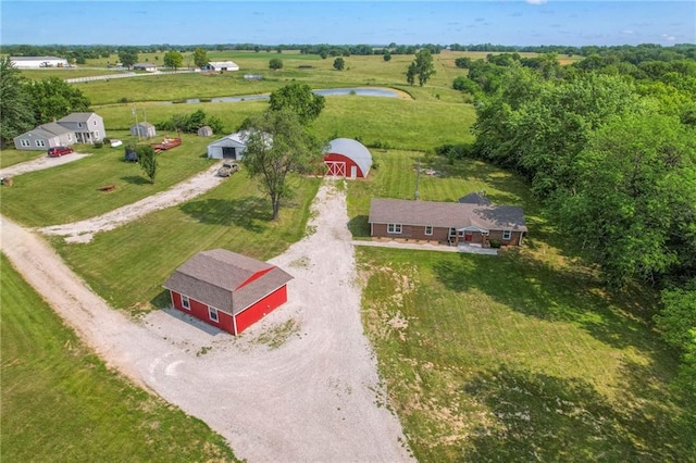 1129 US Highway 50, Centerview, MO 64019 - aerial view of sparsely populated area