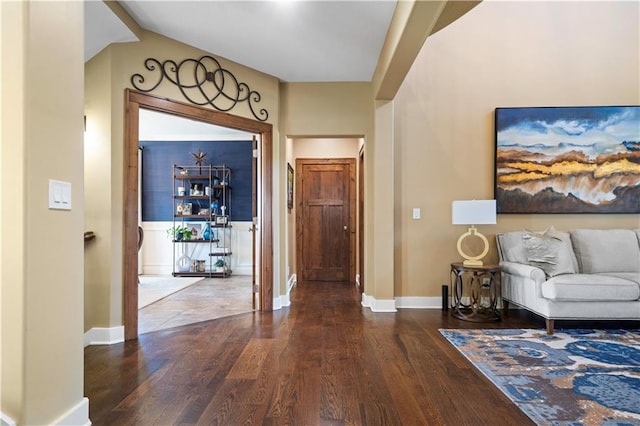 20711 Benson St, Bucyrus, KS 66013 - foyer with wood finished floors