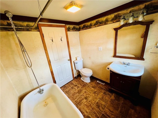107 W 23rd St, Higginsville, MO 64037 - full bathroom featuring a tub, vanity, and a shower