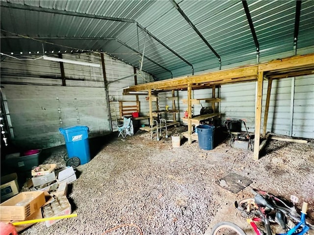 107 W 23rd St, Higginsville, MO 64037 - view of garage