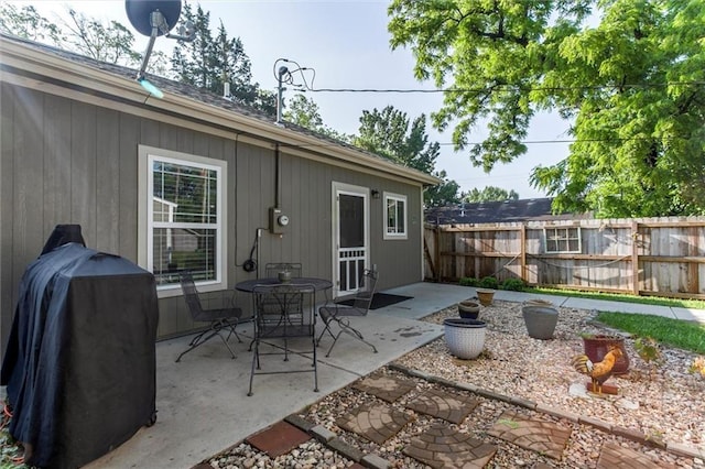 128 S Poplar St, Ottawa, KS 66067 - view of patio / terrace with grilling area