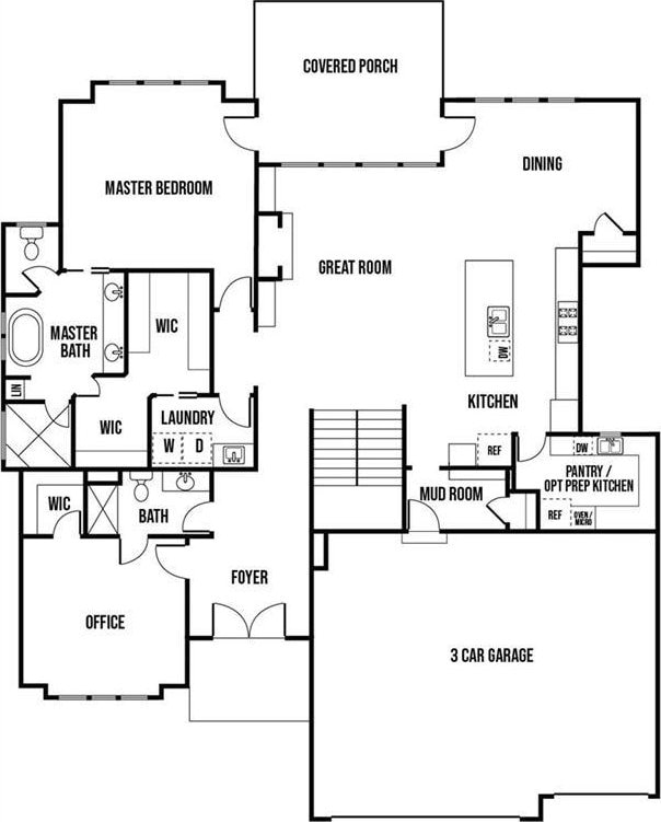 12507 W 183rd Ter, Overland Park, KS 66013 - home floor plan