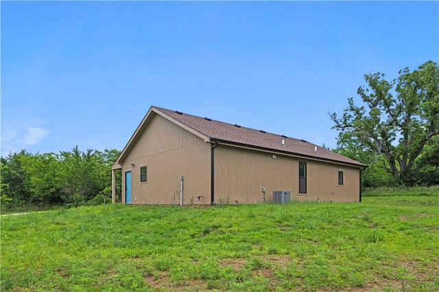26696 235th St, Mclouth, KS 66054 - view of home's exterior with central air condition unit