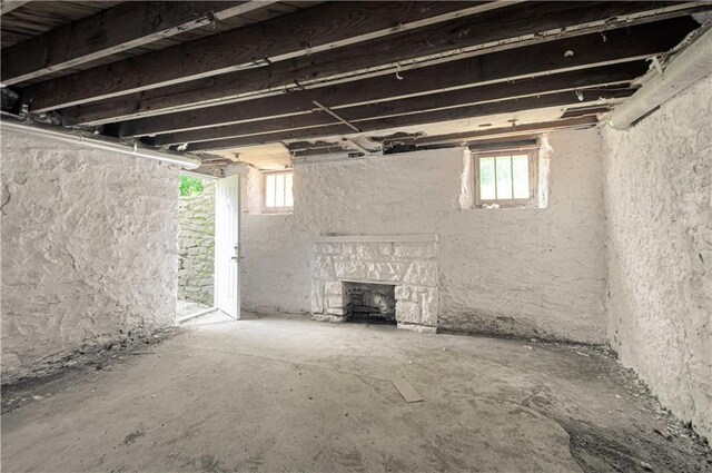 3874 E 63rd St, Kansas City, MO 64130 - below grade area featuring healthy amount of natural light