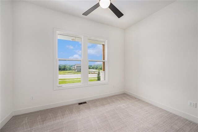 12445 Empress St, Platte City, MO 64079 - carpeted spare room with ceiling fan and baseboards