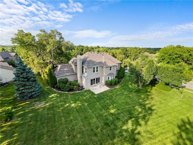 2201 SW Forestpark Cir, Lees Summit, MO 64081 - aerial view of property and surrounding area