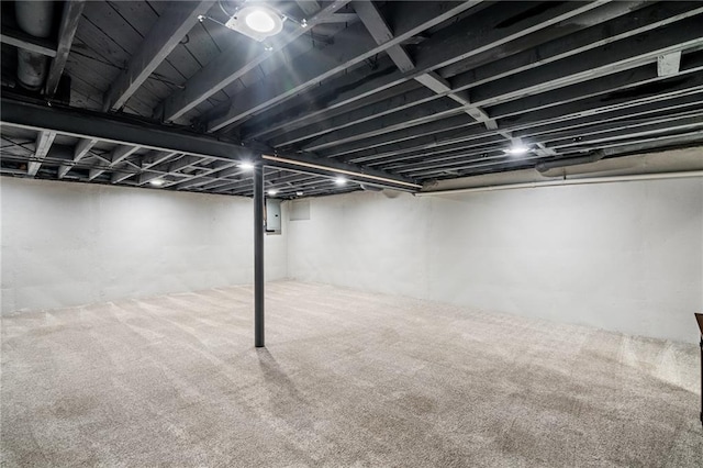 10417 Outlook Dr, Overland Park, KS 66207 - finished basement with carpet flooring