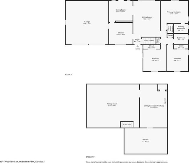 10417 Outlook Dr, Overland Park, KS 66207 - view of home floor plan