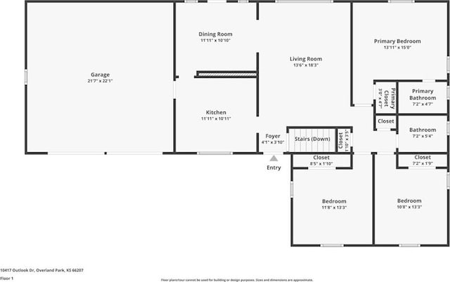 10417 Outlook Dr, Overland Park, KS 66207 - view of property floor plan