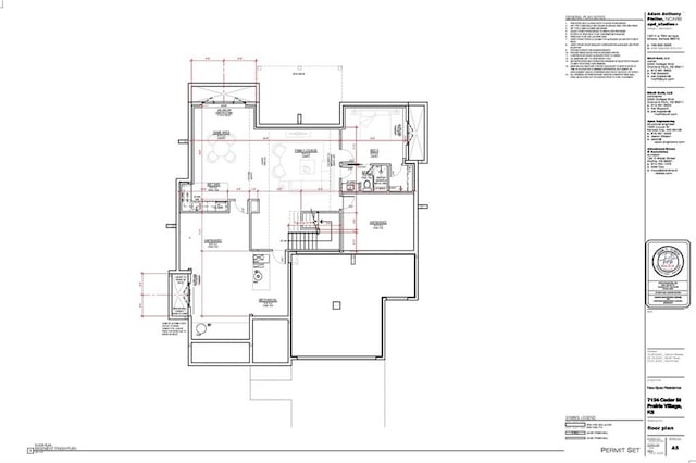 7124 Cedar St, Prairie Village, KS 66208 - view of home floor plan