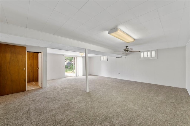 5029 NE 58th St, Kansas City, MO 64119 - below grade area with carpet