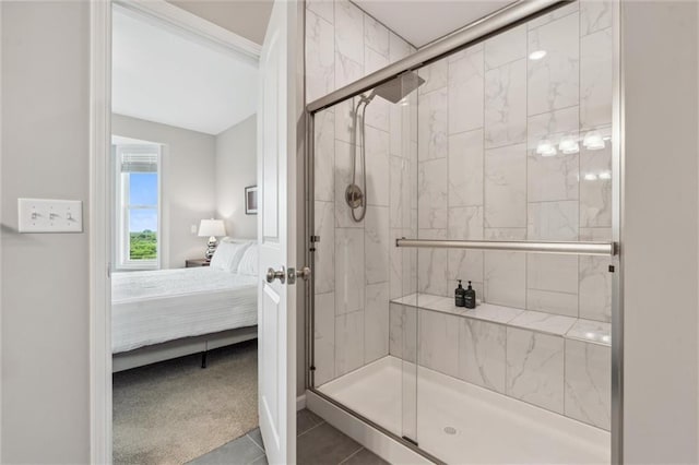 9504 N Amoret Ave, Kansas City, MO 64154 - full bath with connected bathroom and a shower stall