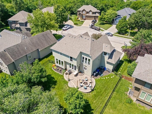 17631 S Brockway St, Olathe, KS 66062 - aerial perspective of suburban area