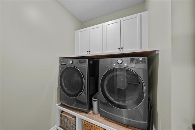17631 S Brockway St, Olathe, KS 66062 - washroom with separate washer and dryer and cabinet space