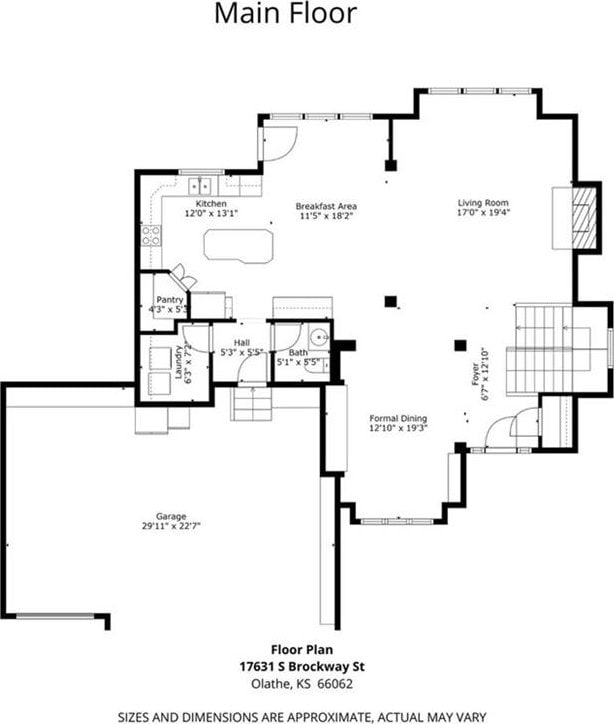 17631 S Brockway St, Olathe, KS 66062 - view of room layout