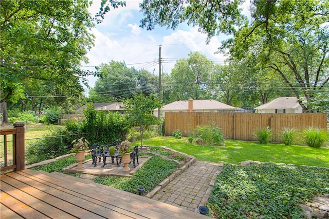 301 W 109th St, Kansas City, MO 64114 - fenced backyard featuring a deck