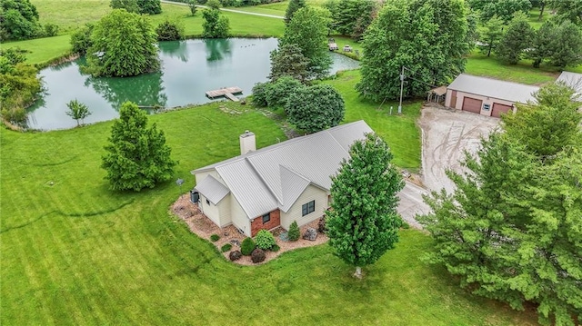 210 SE 200th Rd, Clinton, MO 64735 - aerial view of property and surrounding area with a nearby body of water