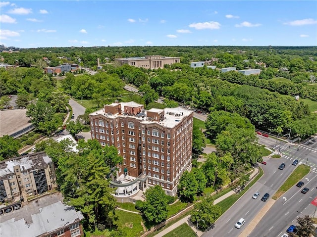 4618 Warwick Blvd Unit 6C, Kansas City, MO 64112 - drone / aerial view