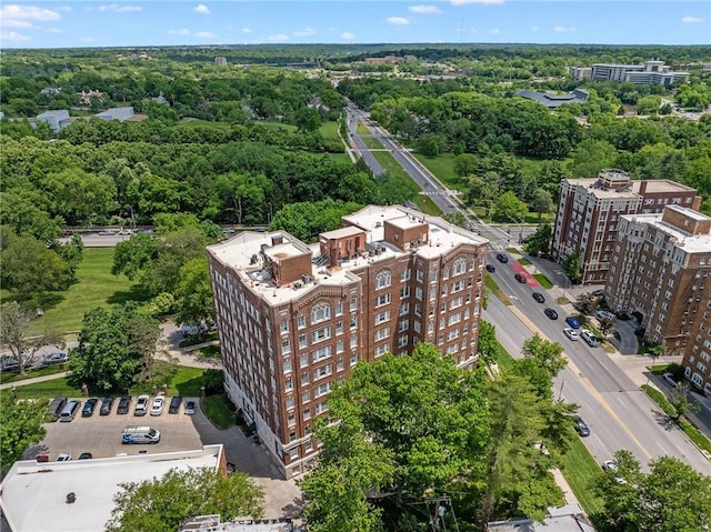 4618 Warwick Blvd Unit 6C, Kansas City, MO 64112 - drone / aerial view