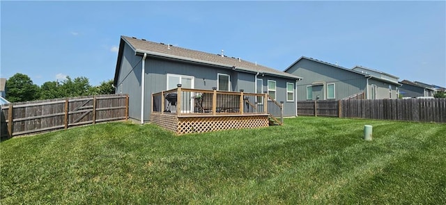 12432 Live Oak Cir, Peculiar, MO 64078 - back of house featuring a deck