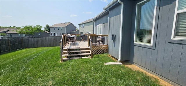 12432 Live Oak Cir, Peculiar, MO 64078 - view of yard with a deck and a residential view