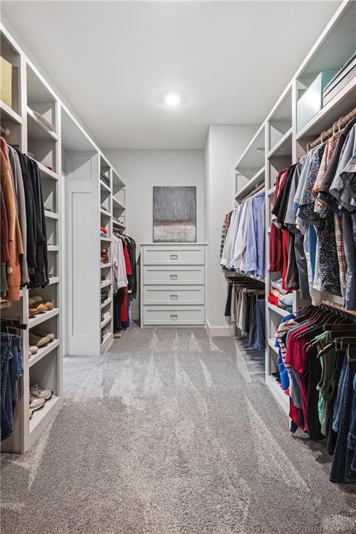 9291 Brownridge St, Lenexa, KS 66220 - walk in closet with carpet flooring