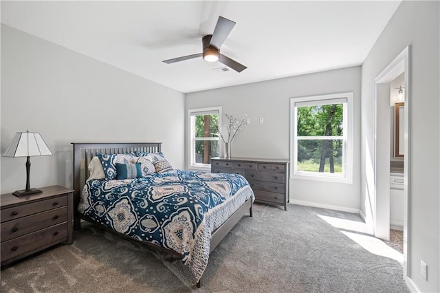 9291 Brownridge St, Lenexa, KS 66220 - bedroom featuring carpet flooring and ceiling fan