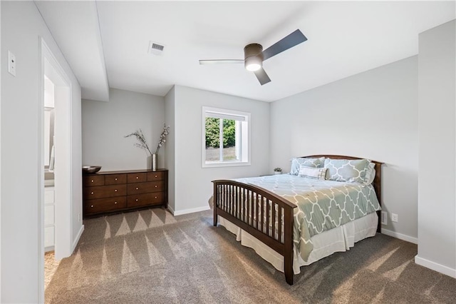 9291 Brownridge St, Lenexa, KS 66220 - carpeted bedroom with baseboards and a ceiling fan