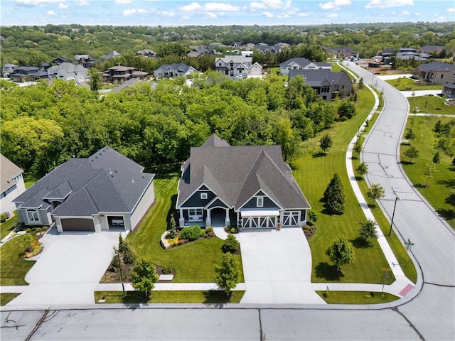 9291 Brownridge St, Lenexa, KS 66220 - aerial perspective of suburban area