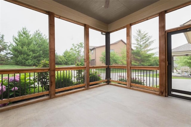 8558 Barstow St, Lenexa, KS 66219 - view of unfurnished sunroom
