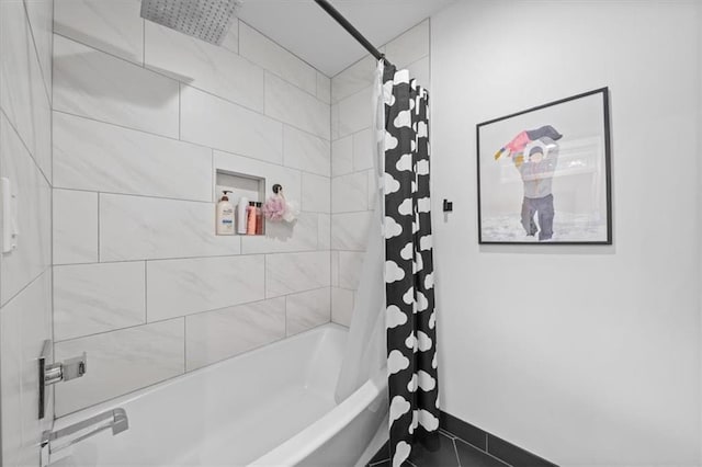 2711 W 49th St, Westwood, KS 66205 - full bathroom with shower / bath combination with curtain